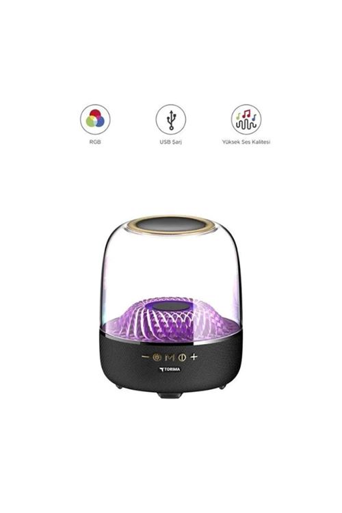 D33 Siyah Taşınabilir Kablosuz Bluetooth Hoparlör