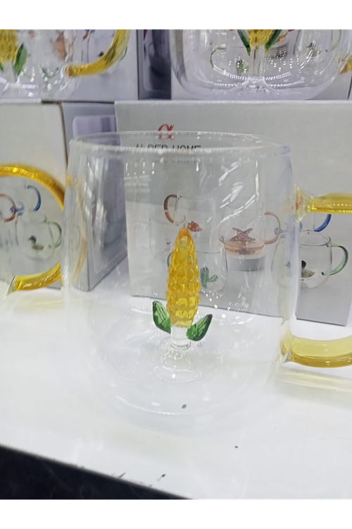 3D Mısır Figürlü Kupa Bardak