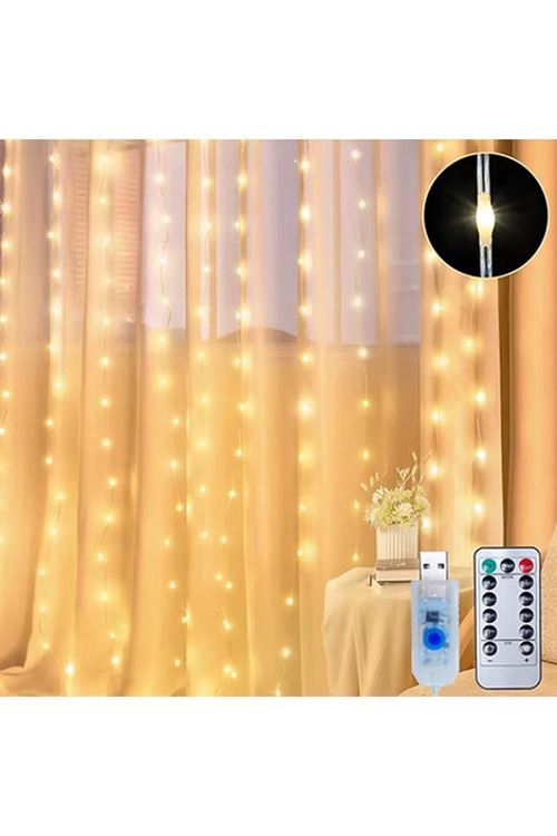 3x3 Kumandalı Perde LED