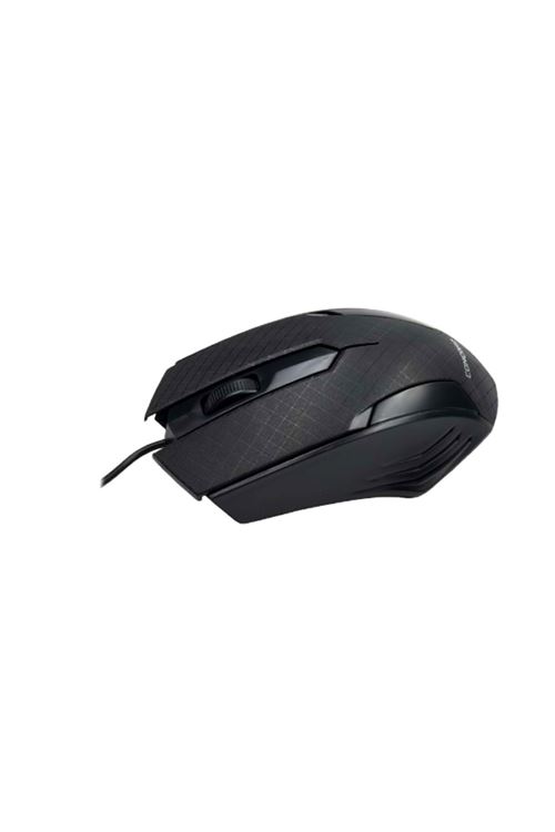 Siyah Mat Desenli USB Kablolu 3D Optik Mouse