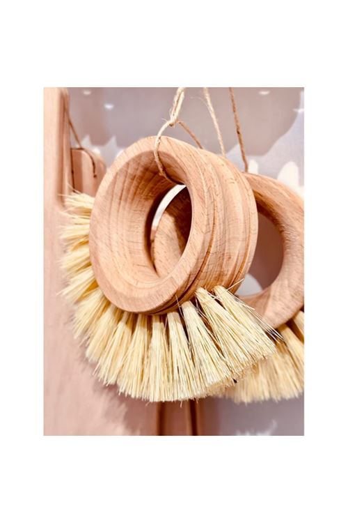 Ahşap Sebze Meyve Yıkama Fırçası