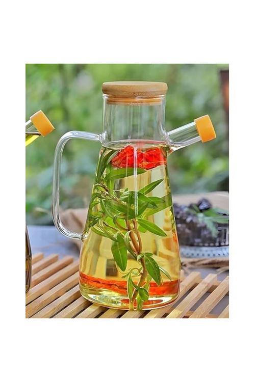 Borosilikat Cam 900 ml. Yağdanlık