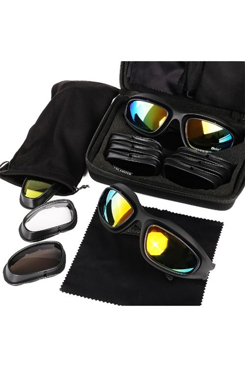 Çok Lensli Tactical Gözlük Seti