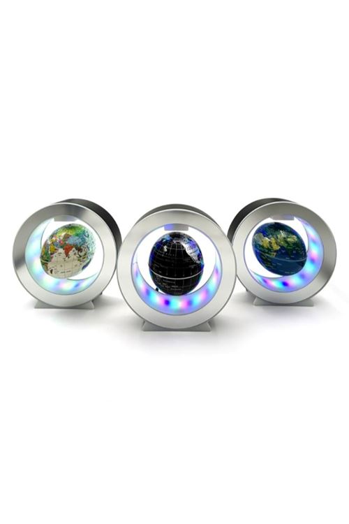 Manyetik Küçük Boy Yuvarlak Ledli Dünya Küre