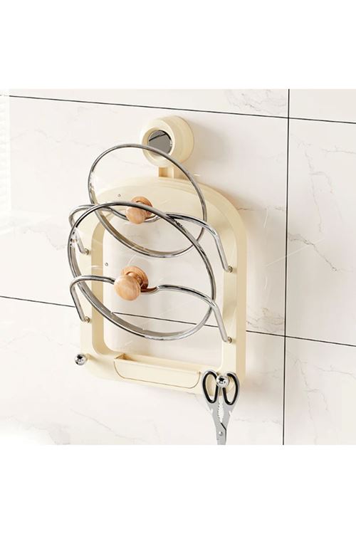 Mutfak Tava Tencere Kapak Tutucu Organizer Raf