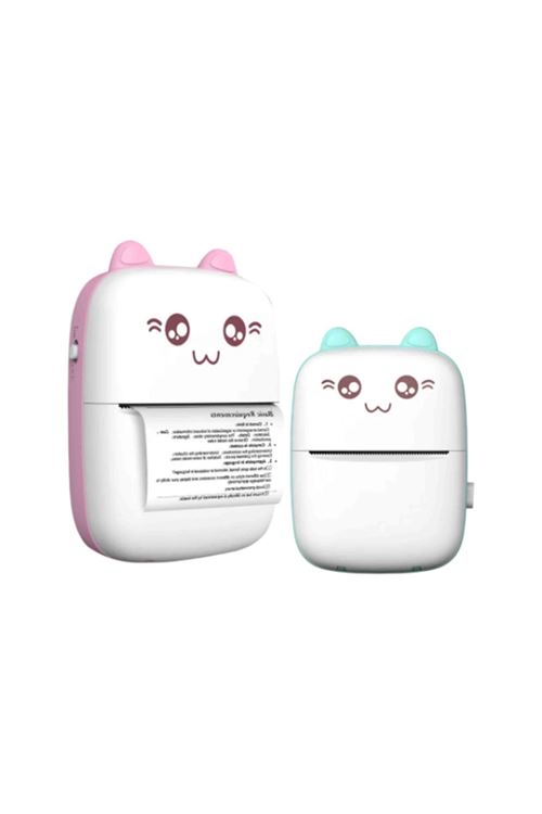 Sevimli Mini Taşınabilir Yazıcı Printer