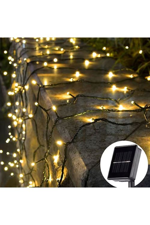 Solar Siyah Kablo Bahçe Aydınlatması