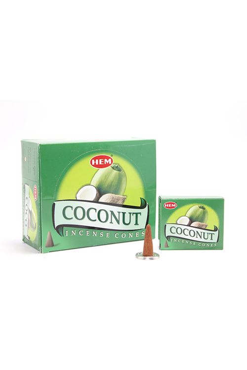 Coconut Aromalı Konik Tütsü