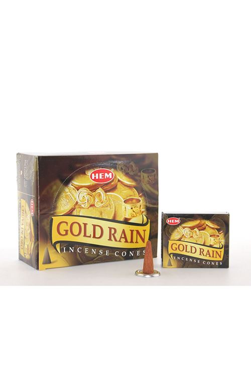 Gold Rain Aromalı Konik Tütsü