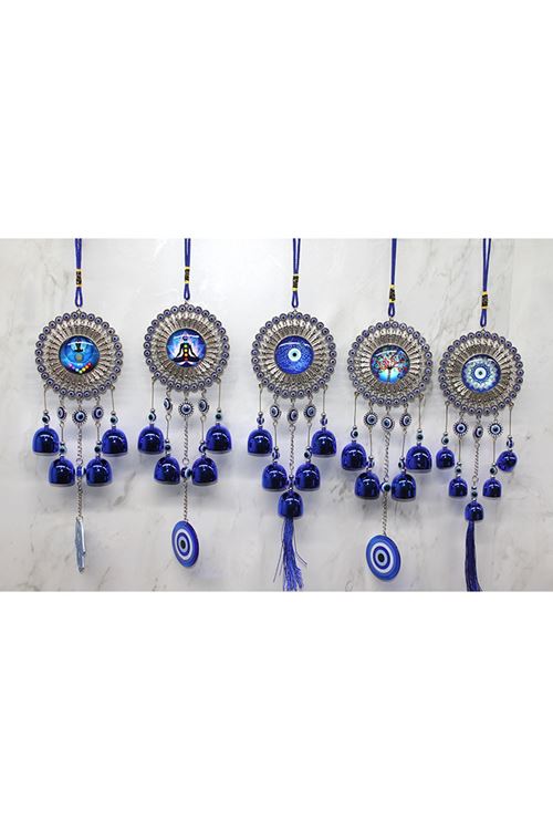 Metal Nazar Boncuğu Çan Model 9