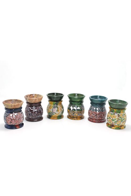 Obsidian Taşı Buhurdanlık Model 3