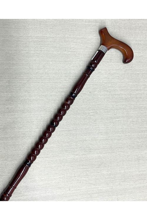 Rahat Tutuşlu Kahverengi Ahşap Baston