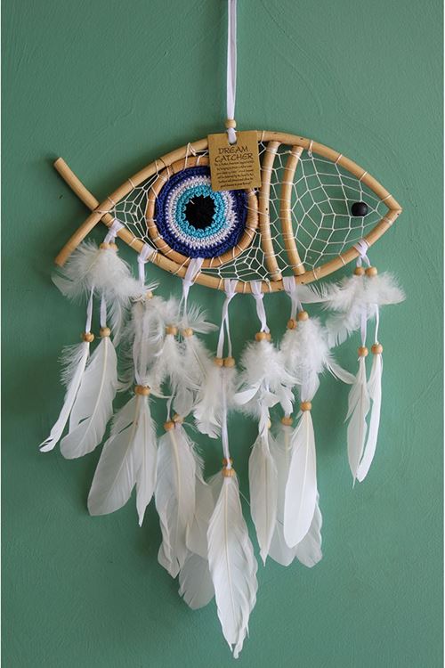 Rüya Kapanı Dream Catcher Balık Tasarımı