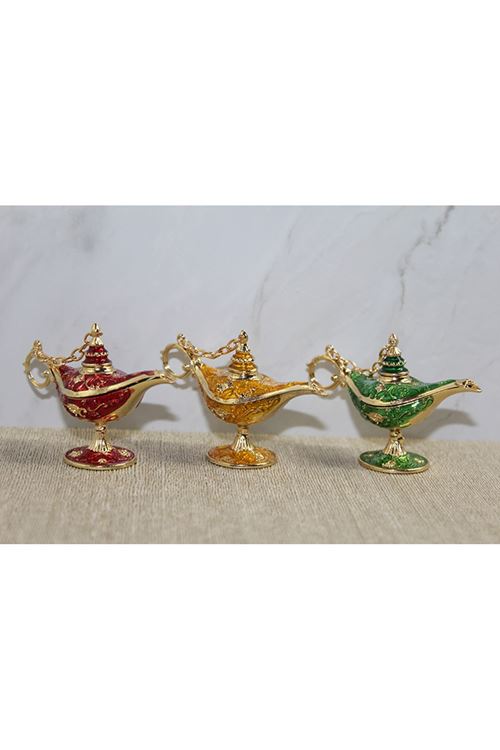 Swarovski Taşlı Minik Figür - Alaaddin'in Lambası