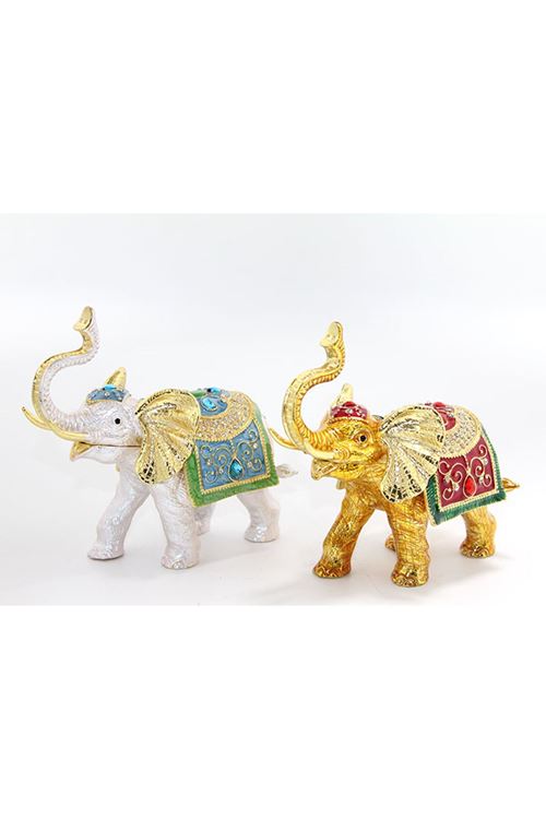 Swarovski Taşlı Tekli Fil Figürü Model 5