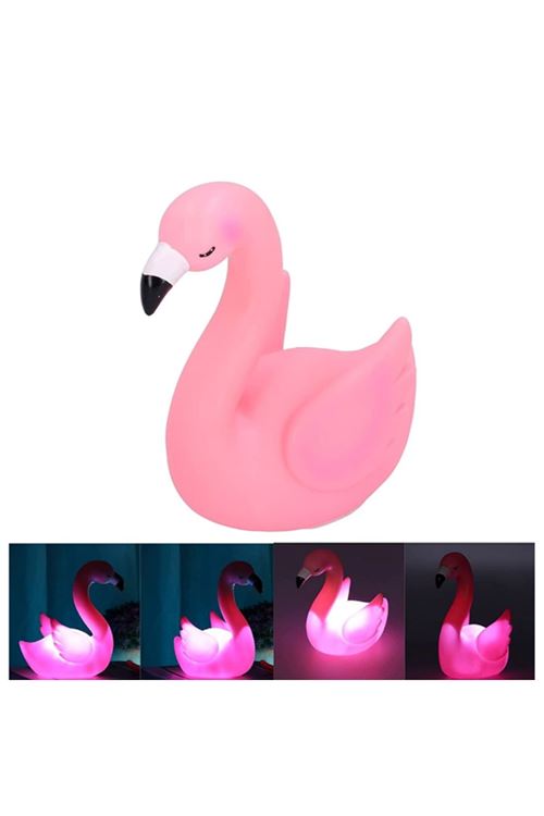 LED Işıklı Flamingo Masa Lambası