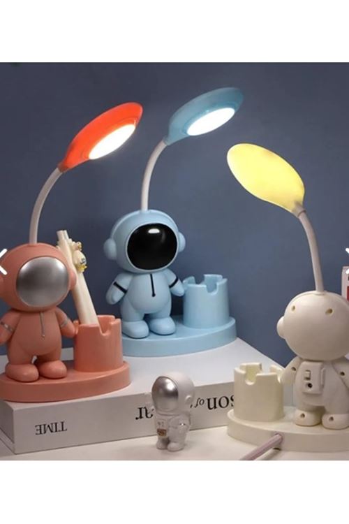 LED Astronot Masa Lambası Ve Kalemlik