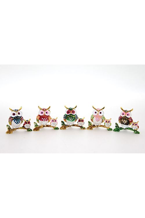 Swarovski 2'li Baykuş Model 2