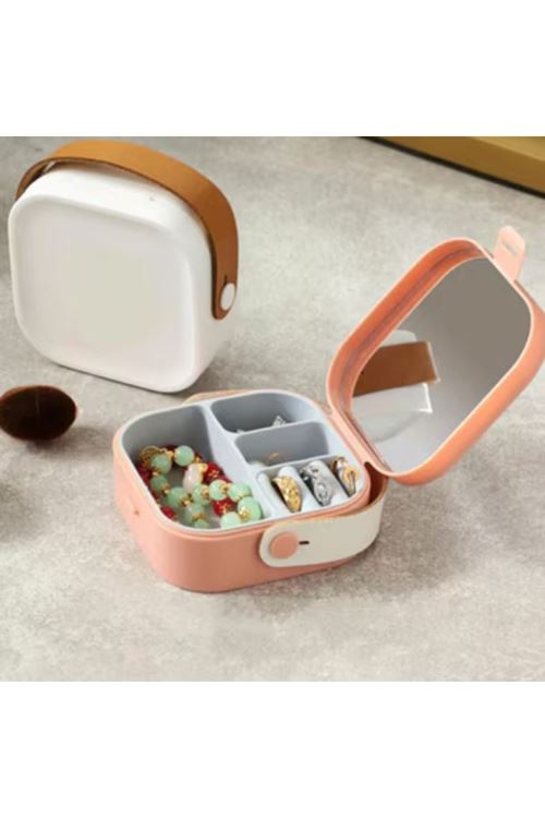 Aynalı Makyaj Kutusu Çanta Boy