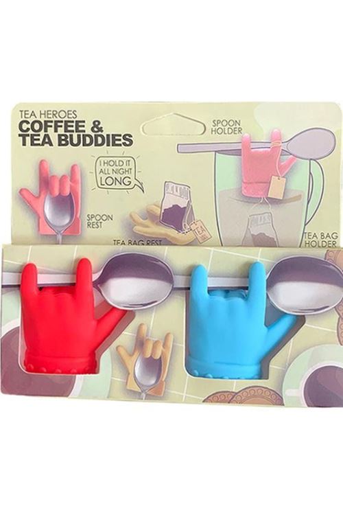 2'li Silikon Tutucu Çay ve Kahve Aksesuar Seti