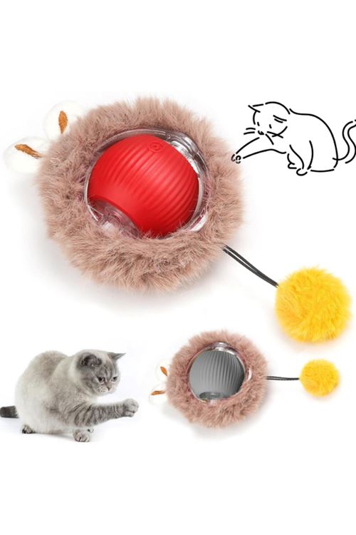 Tüylü Şarjlı Kedi Oyuncağı