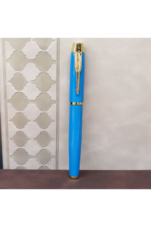 Turkuaz Metal Roller Kalem