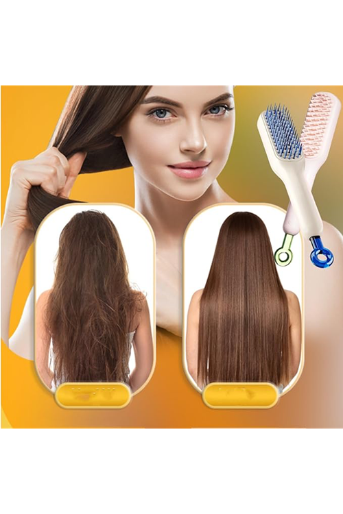 Kendini Temizleyen Saç Tarağı