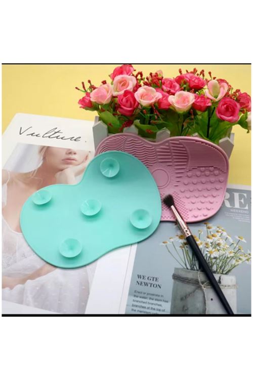 Silikon Makyaj Temizleme Matı