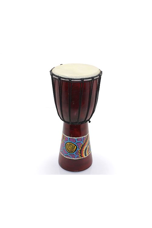 Batikli Ahşap Darbuka 30 Cm