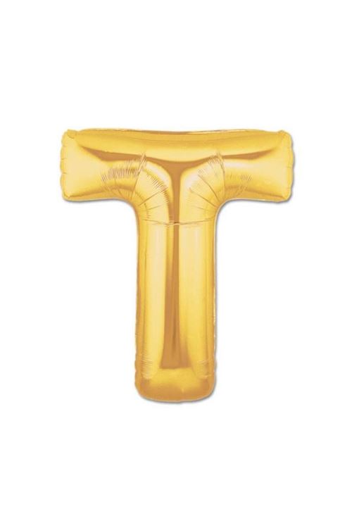 Altın Sarısı Folyo Harf Balon 1 Metre