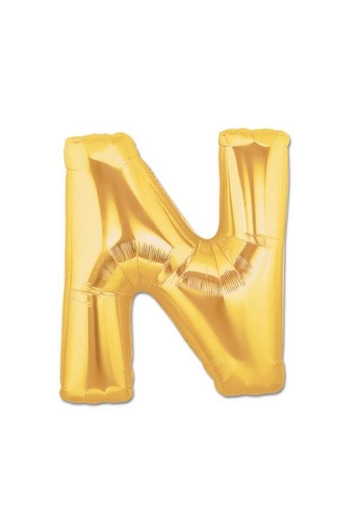 Altın Sarısı Folyo Harf Balon 1 Metre
