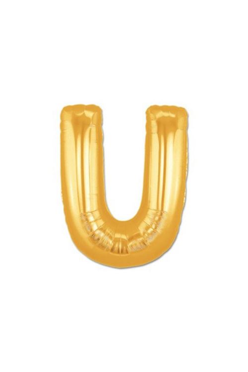 Altın Sarısı Folyo Harf Balon 1 Metre