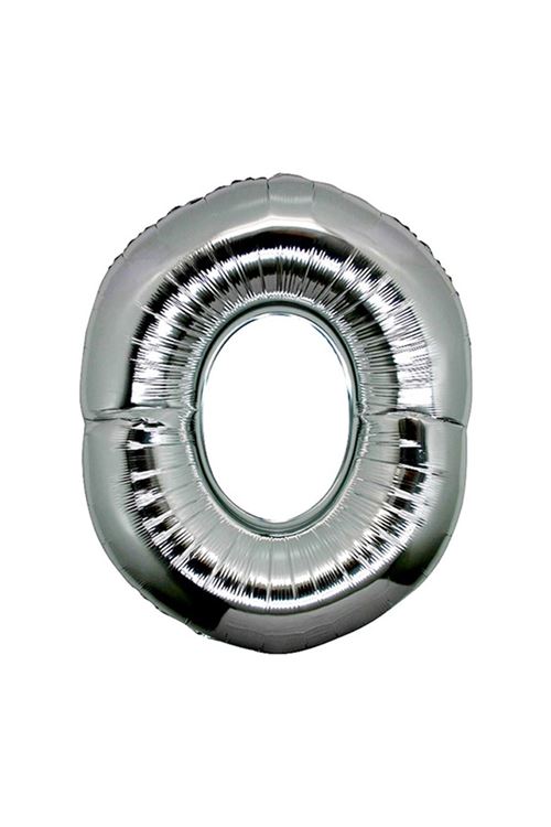 Gümüş Rengi Folyo Harf Balon 1 Metre