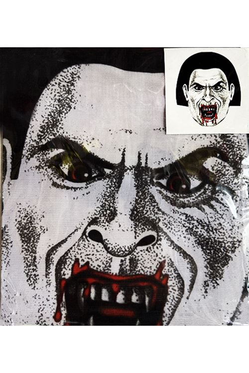 YÜZE YAPIŞAN KAFAYA TAM GEÇMELI STREÇ KANLI VAMPIR MASKE