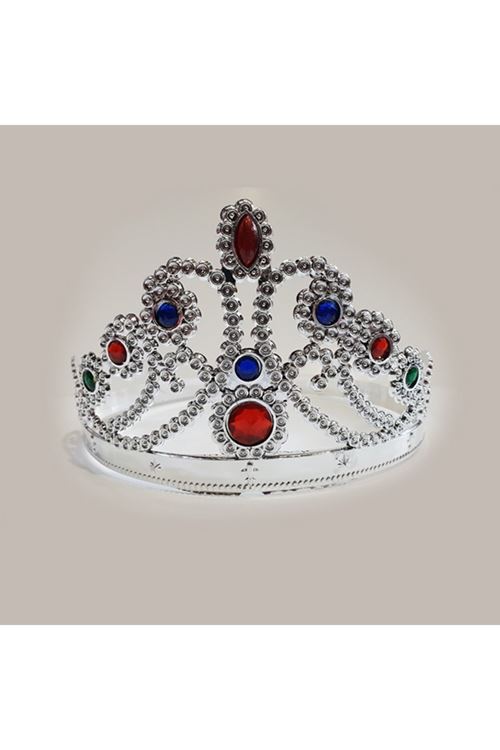 Prenses Parti Tacı Gümüş Rengi 1 Adet