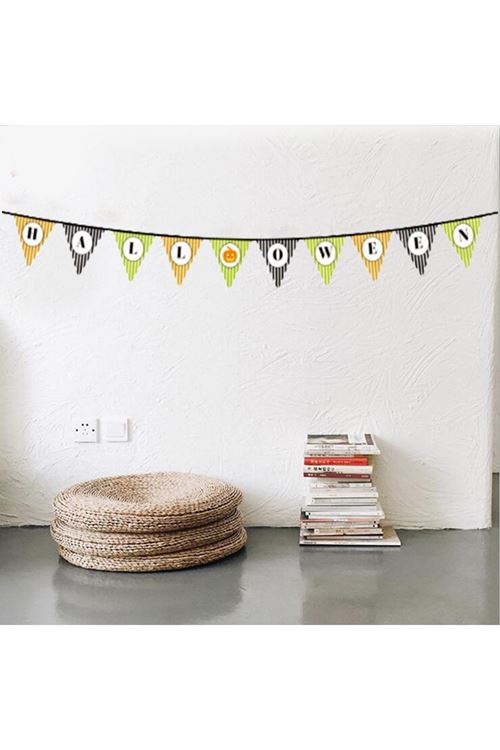 Halloween Kabak Banner Süsü