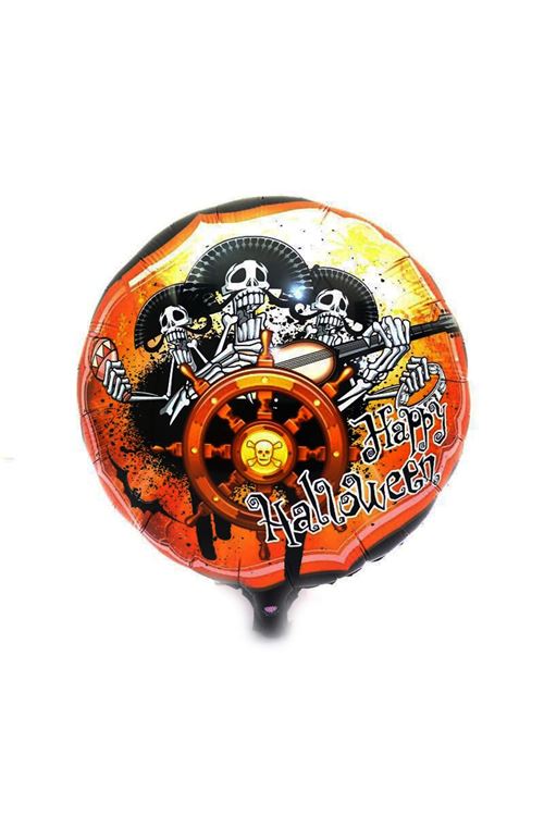 Kuru Kafalı Korsan Halloween Folyo Balon
