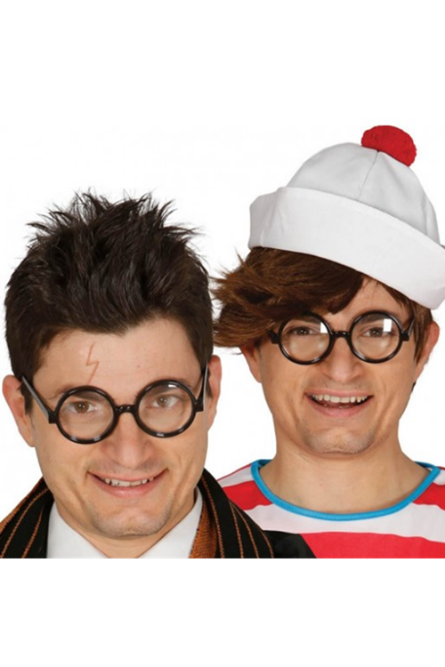 Siyah Çerçeveli Numarasız Camlı Öğrenci Şaka Gözlüğü 1 Adet