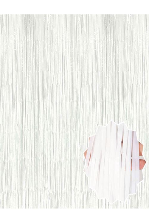 Soft Beyaz Renk Duvar ve Kapı Perdesi