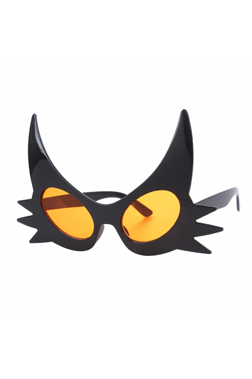 Siyah Renk Bıyık Tasarımlı Kedi Gözlüğü