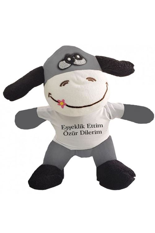 Oyuncak Peluş Eşeklik Ettim Tişörtlü Eşek