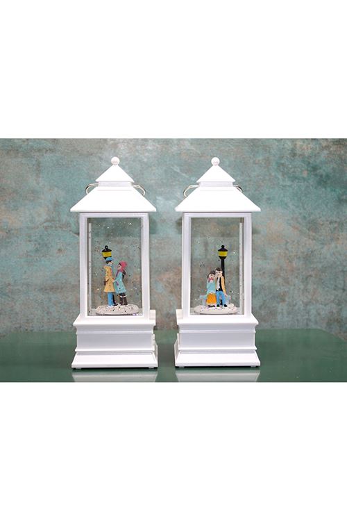 Kış Masalı Tasarımı Işıklı Müzikli Kar Küresi