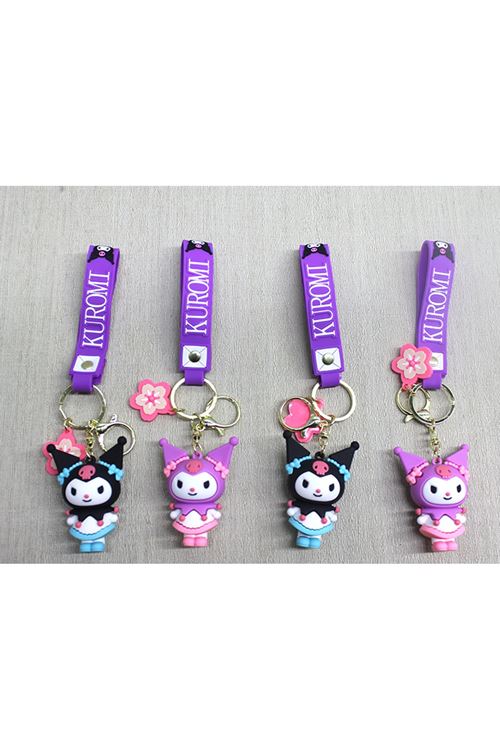 Kuromi Silikon Anahtarlık