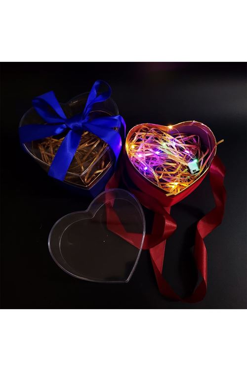 Ledli Kalp Hediye Kutusu