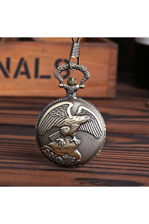 Özel Kutulu Kartal Tasarımlı Köstekli Saat