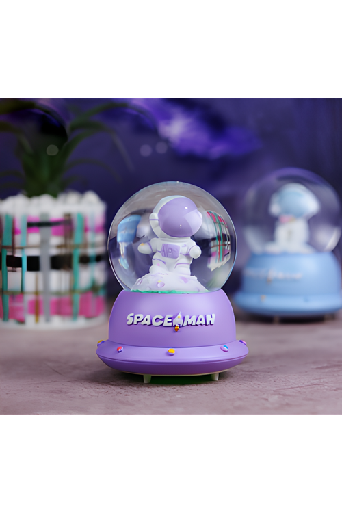Minik Astronot Işıklı Kar Küresi