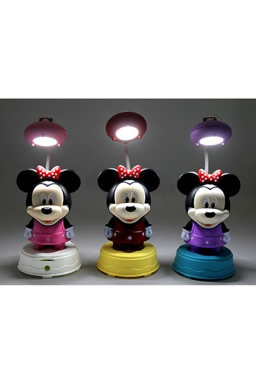 Mickey Mouse Masa Üstü Lamba USB Şarjlı Model 1