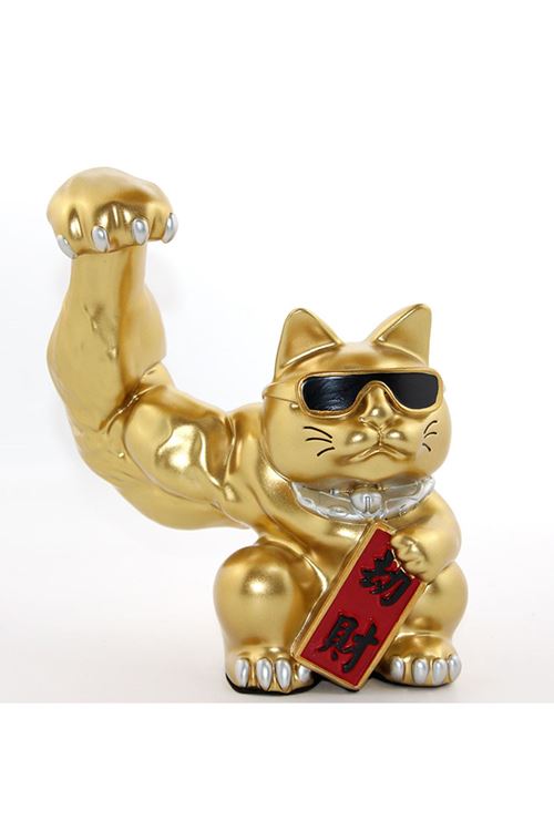 Polyester Şanslı Kedi Figürü Model 3