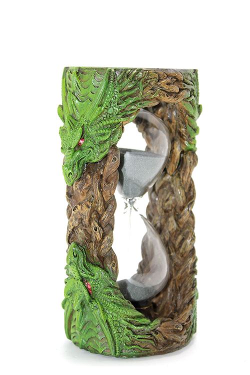 Polyester Dragon Tasarımlı Kum Saati Model 2