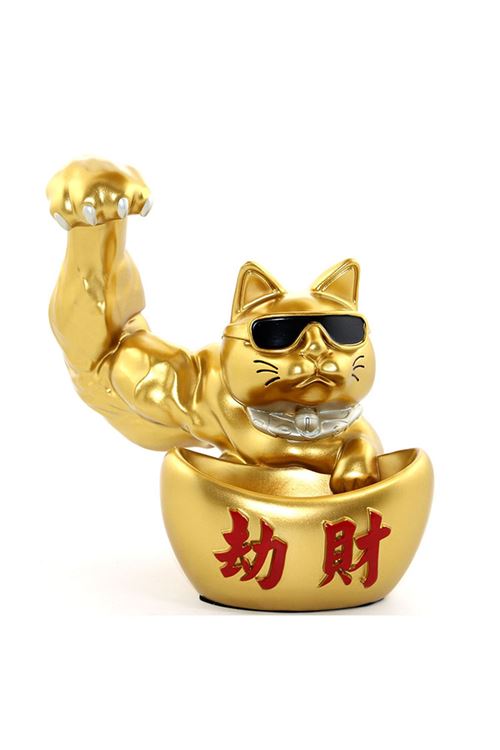 Polyester Şanslı Kedi Figürü Model 1